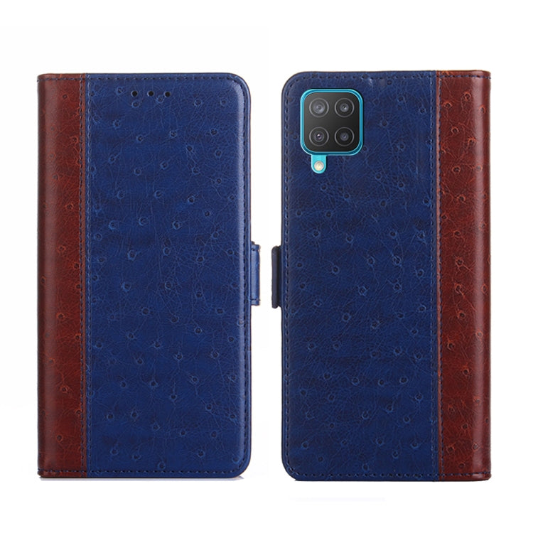 For Samsung Galaxy M12 / F12 Ostrich Texture Flip Leather Phone Case