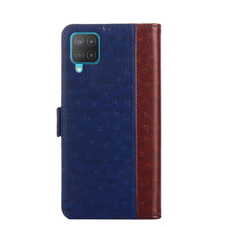 For Samsung Galaxy M12 / F12 Ostrich Texture Flip Leather Phone Case