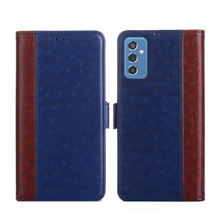 For Samsung Galaxy M52 5G Ostrich Texture Flip Leather Phone Case