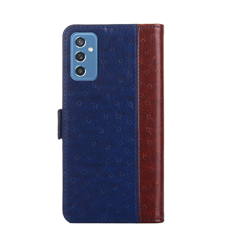 For Samsung Galaxy M52 5G Ostrich Texture Flip Leather Phone Case