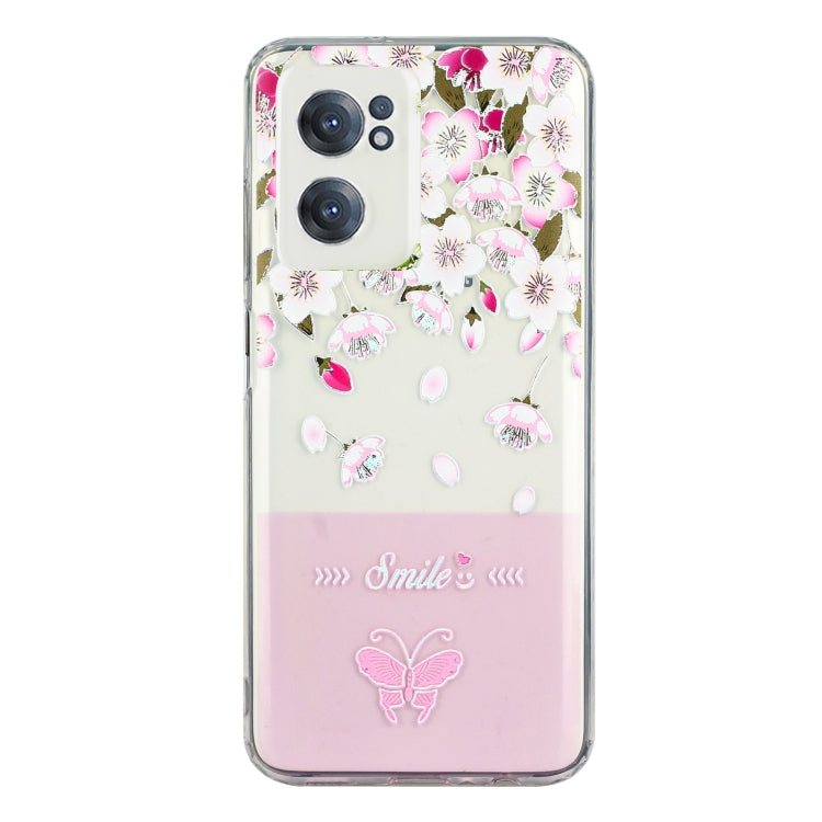 For OnePlus Nord CE 2 5G Bronzing Butterfly Flower Phone Case