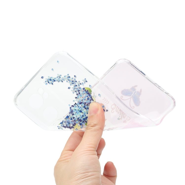 For OnePlus Nord CE 2 5G Bronzing Butterfly Flower Phone Case