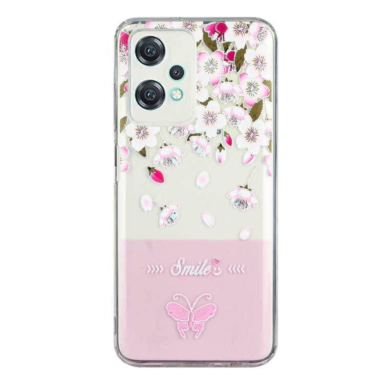 For OnePlus Nord CE 2 Lite Bronzing Butterfly Flower Phone Case