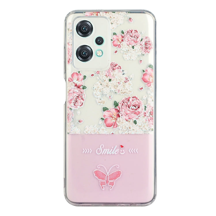 For OnePlus Nord CE 2 Lite Bronzing Butterfly Flower Phone Case