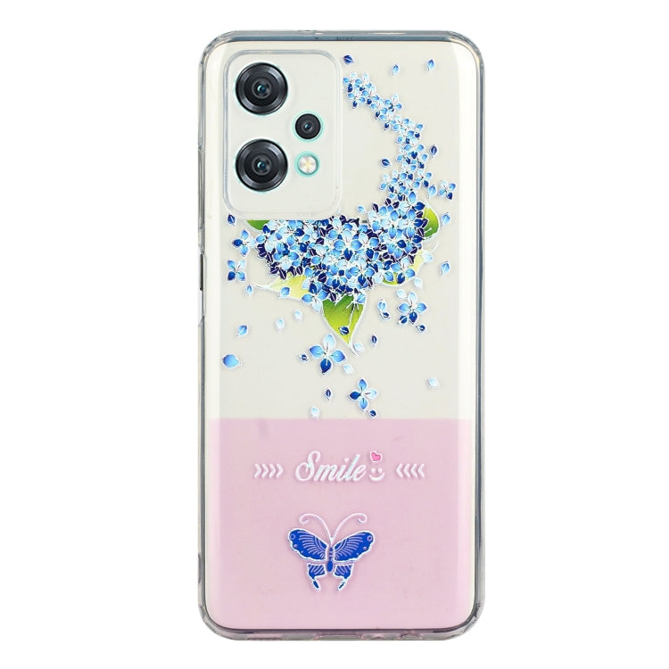For OnePlus Nord CE 2 Lite Bronzing Butterfly Flower Phone Case