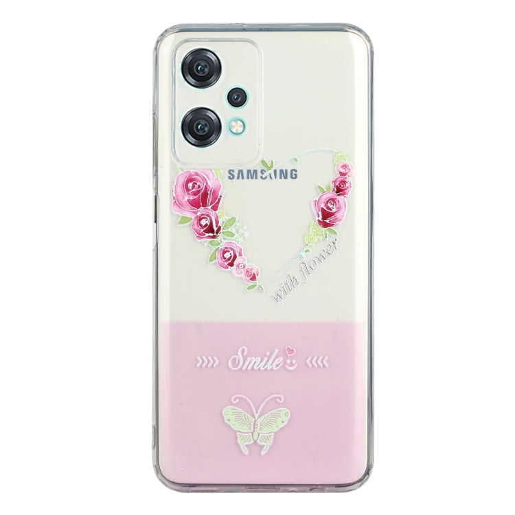 For OnePlus Nord CE 2 Lite Bronzing Butterfly Flower Phone Case