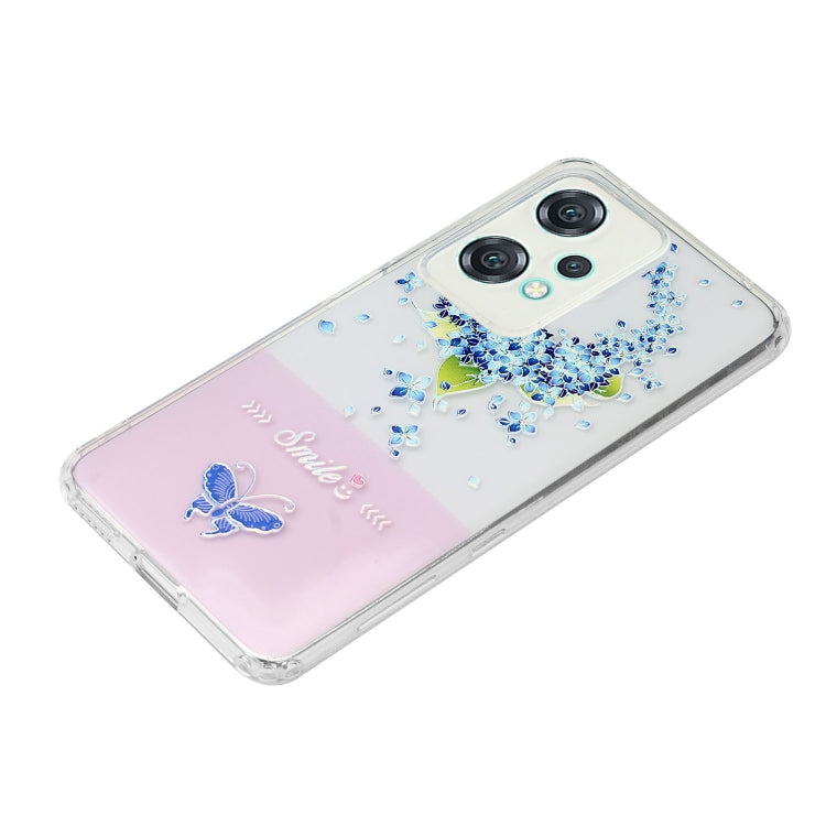 For OnePlus Nord CE 2 Lite Bronzing Butterfly Flower Phone Case