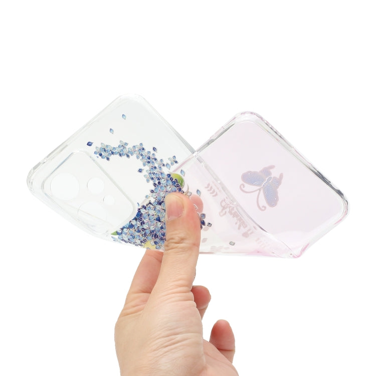For OnePlus Nord CE 2 Lite Bronzing Butterfly Flower Phone Case
