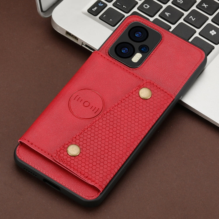 For Xiaomi Redmi Note 11T Pro Double Buckle Card Slots Magnetic Phone Case