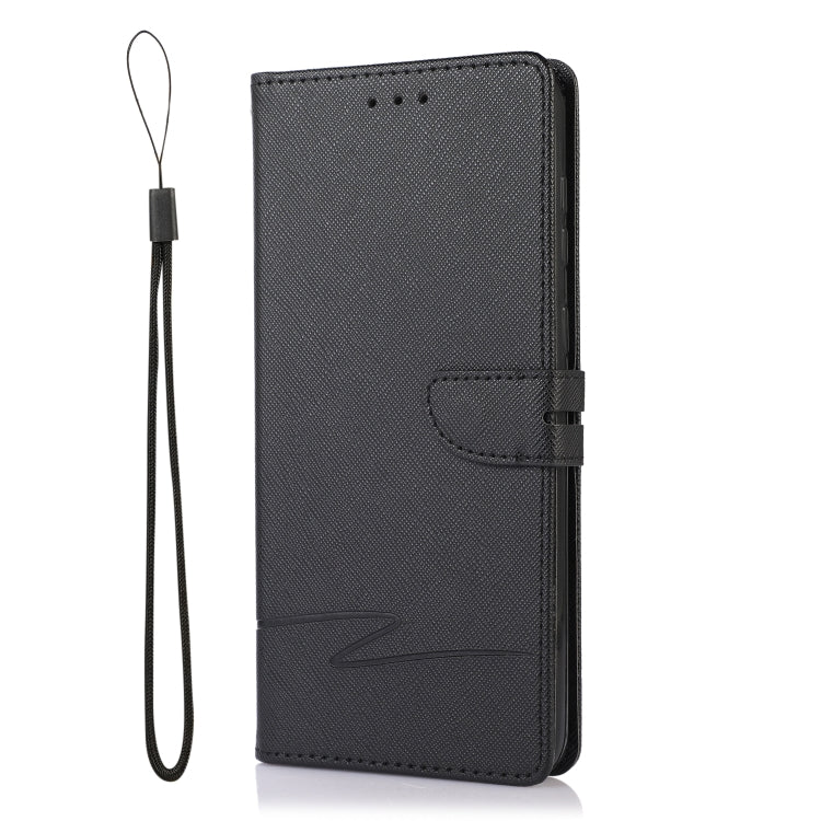 For Samsung Galaxy A03 Core Cross Texture Horizontal Flip Leather Phone Case