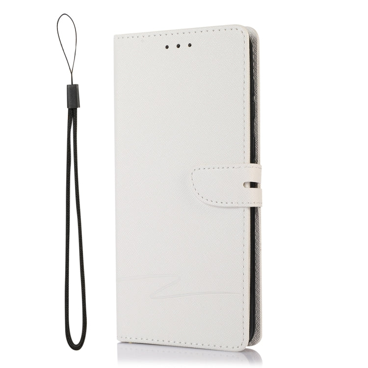 For Samsung Galaxy A03 Core Cross Texture Horizontal Flip Leather Phone Case