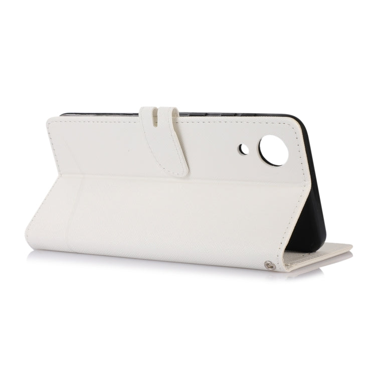 For Samsung Galaxy A03 Core Cross Texture Horizontal Flip Leather Phone Case