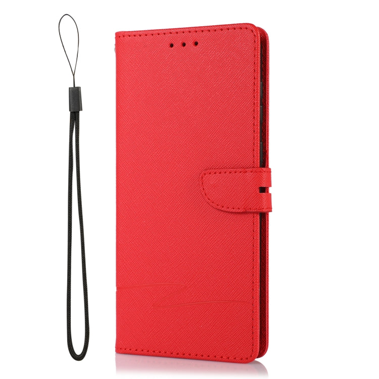For Samsung Galaxy A03 Core Cross Texture Horizontal Flip Leather Phone Case