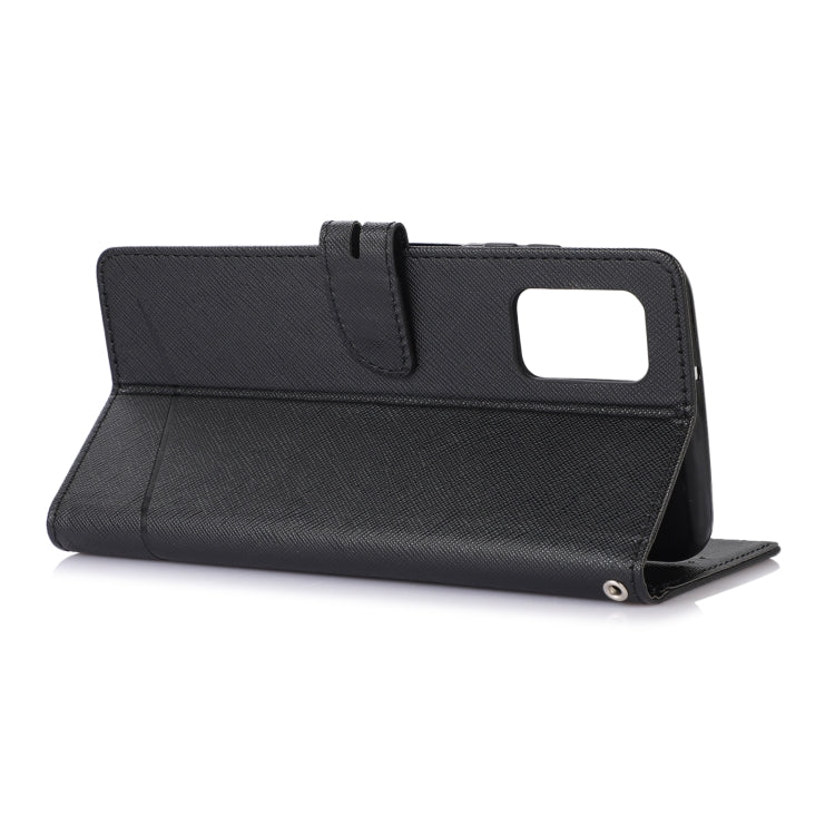 For Samsung Galaxy A03s Cross Texture Horizontal Flip Leather Phone Case