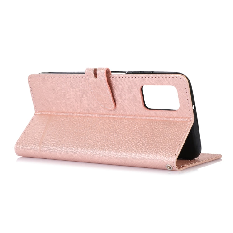 For Samsung Galaxy A03s Cross Texture Horizontal Flip Leather Phone Case