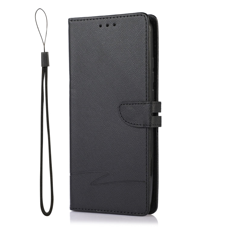 For Samsung Galaxy A03 EU Cross Texture Horizontal Flip Leather Phone Case