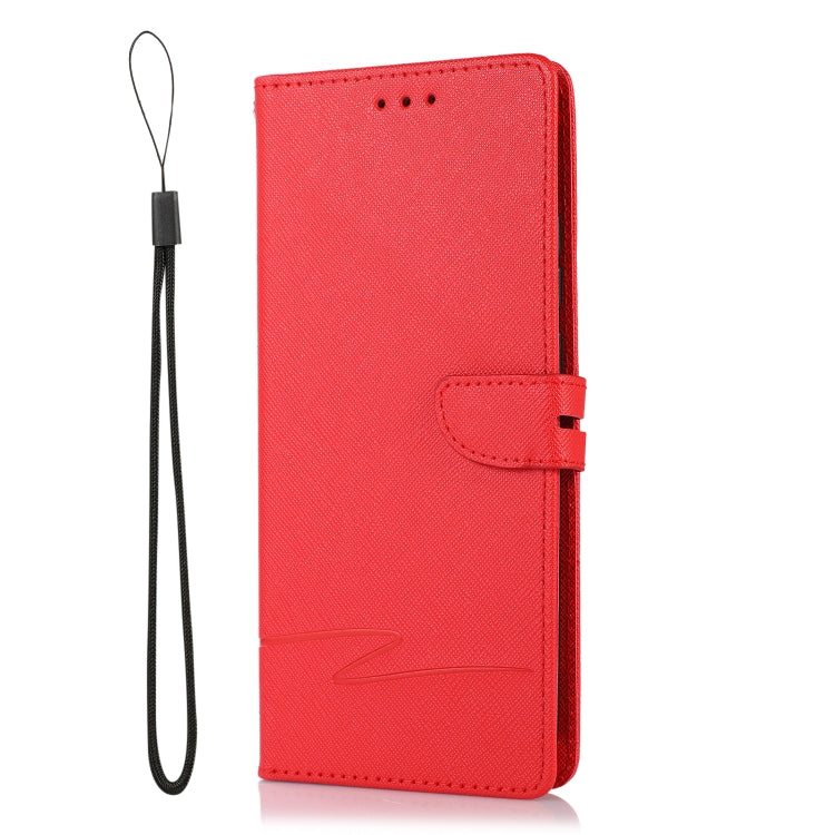 For Samsung Galaxy A03 EU Cross Texture Horizontal Flip Leather Phone Case