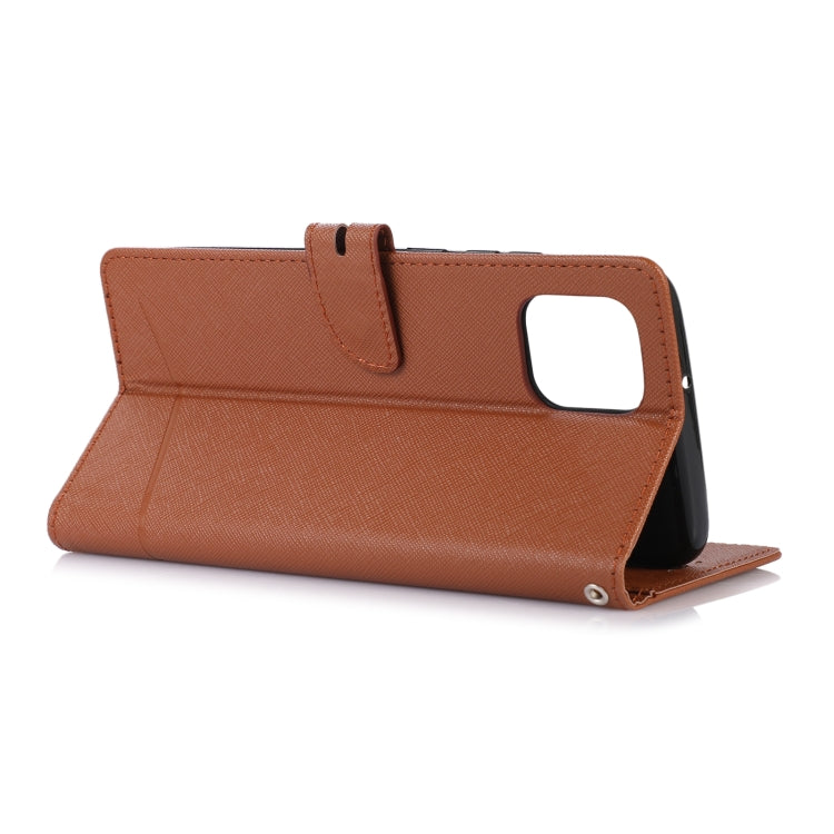 For Samsung Galaxy A03 EU Cross Texture Horizontal Flip Leather Phone Case