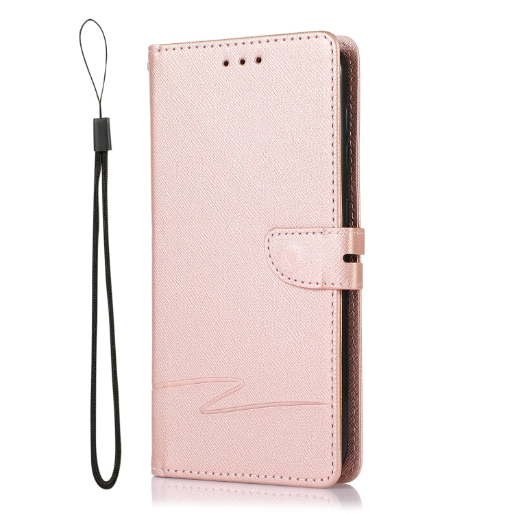 For Samsung Galaxy A10 Cross Texture Horizontal Flip Leather Phone Case
