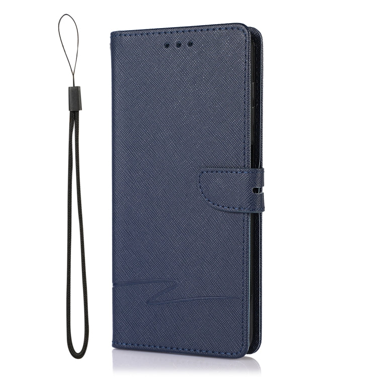 For Samsung Galaxy A13 4G Cross Texture Horizontal Flip Leather Phone Case