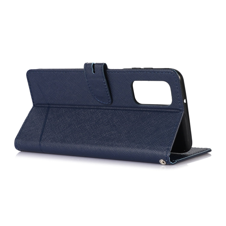 For Samsung Galaxy A13 4G Cross Texture Horizontal Flip Leather Phone Case