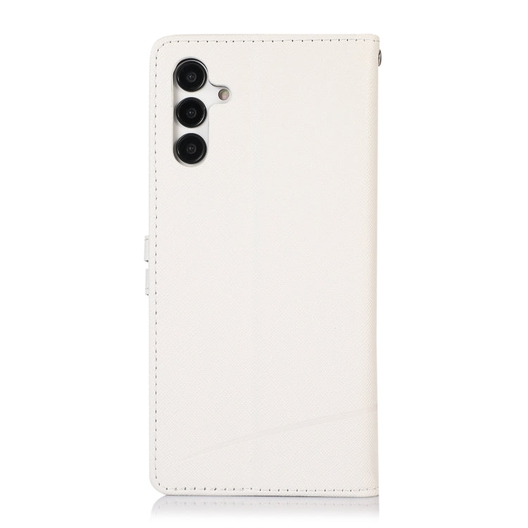 For Samsung Galaxy A13 5G Cross Texture Horizontal Flip Leather Phone Case