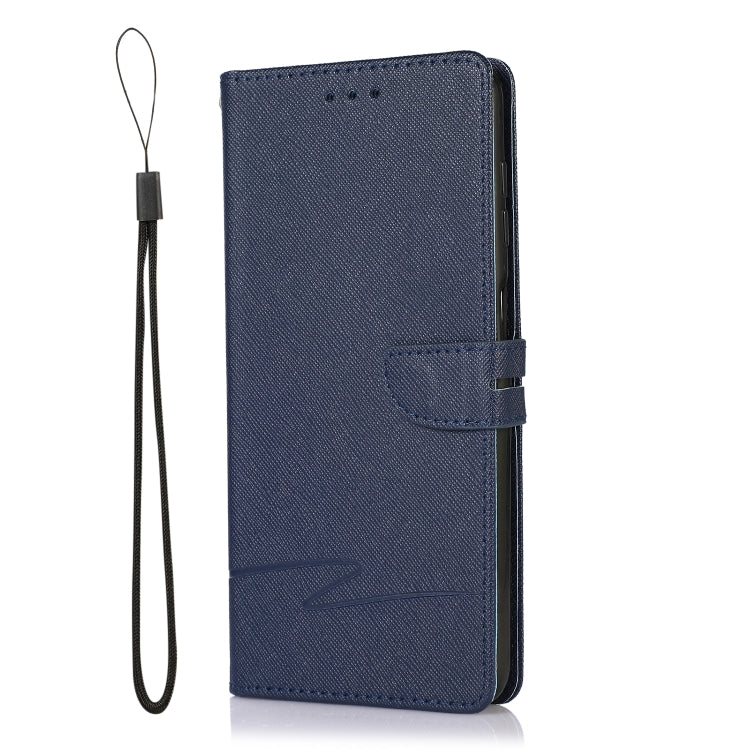 For Samsung Galaxy A13 5G Cross Texture Horizontal Flip Leather Phone Case