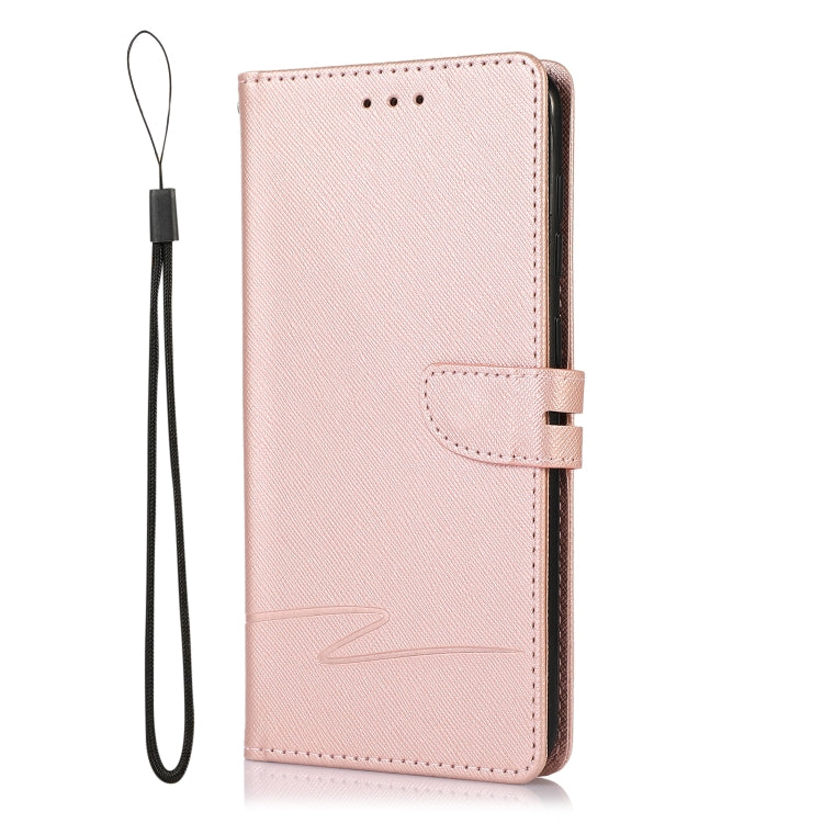 For Samsung Galaxy A20 Cross Texture Horizontal Flip Leather Phone Case