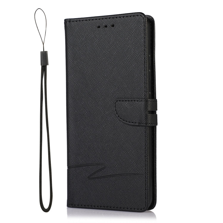 For Samsung Galaxy A32 Cross Texture Horizontal Flip Leather Phone Case