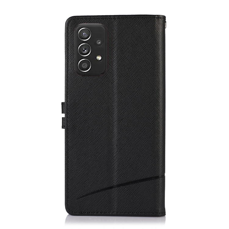 For Samsung Galaxy A32 Cross Texture Horizontal Flip Leather Phone Case