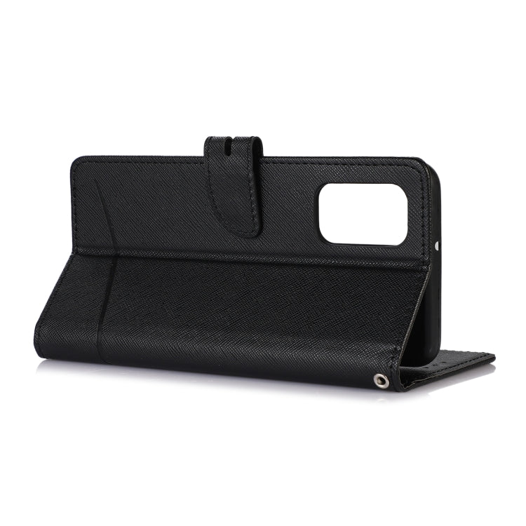 For Samsung Galaxy A32 Cross Texture Horizontal Flip Leather Phone Case