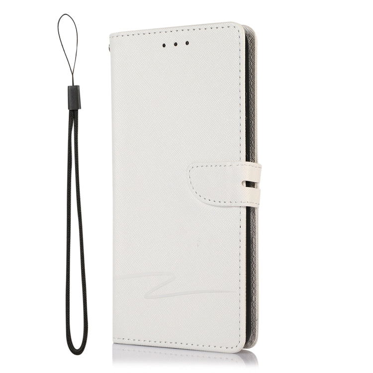 For Samsung Galaxy A32 Cross Texture Horizontal Flip Leather Phone Case