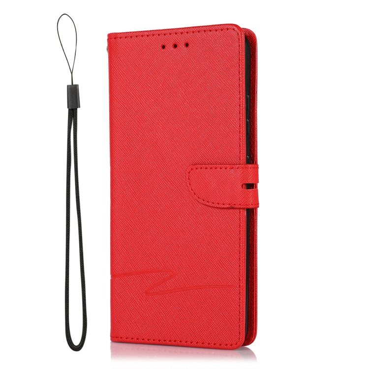 For Samsung Galaxy A32 Cross Texture Horizontal Flip Leather Phone Case