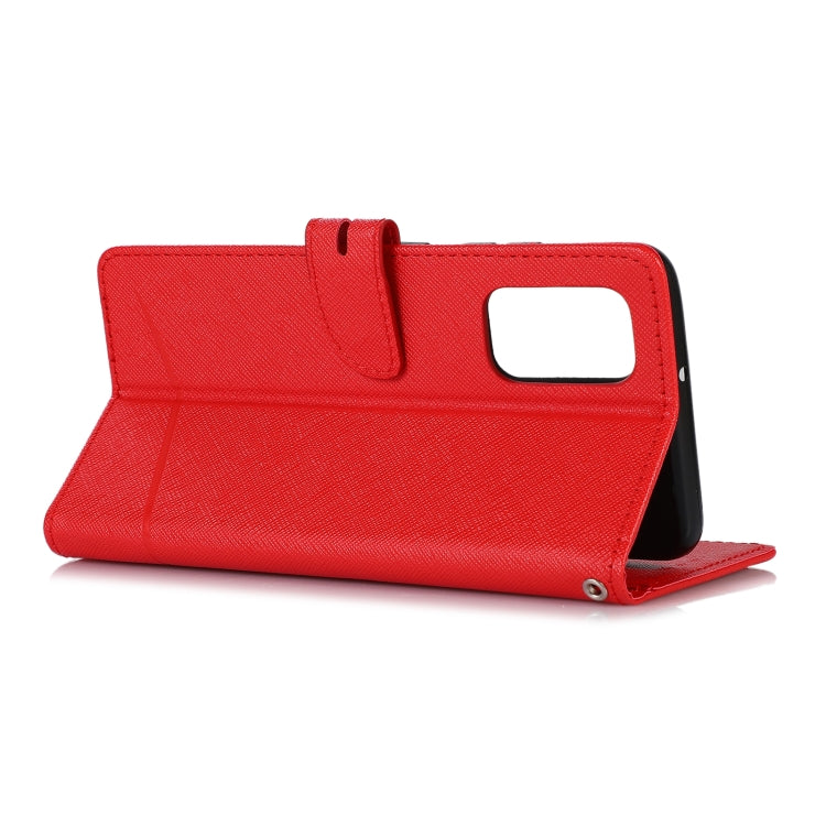 For Samsung Galaxy A32 Cross Texture Horizontal Flip Leather Phone Case
