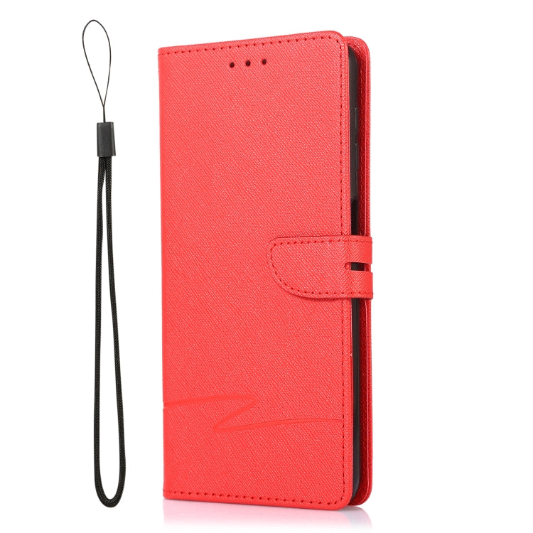 For Samsung Galaxy A32 5G Cross Texture Horizontal Flip Leather Phone Case