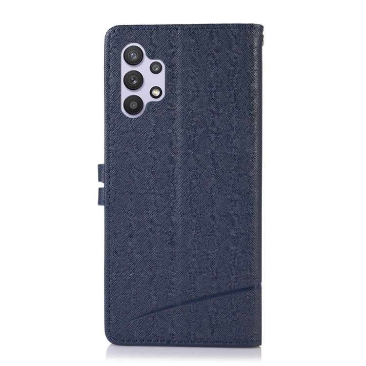 For Samsung Galaxy A32 5G Cross Texture Horizontal Flip Leather Phone Case