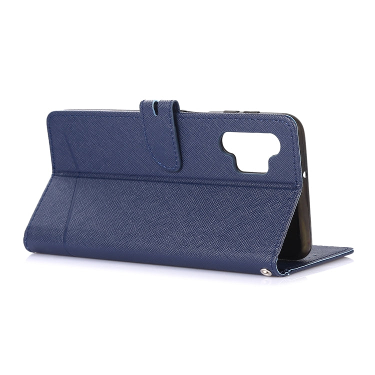 For Samsung Galaxy A32 5G Cross Texture Horizontal Flip Leather Phone Case