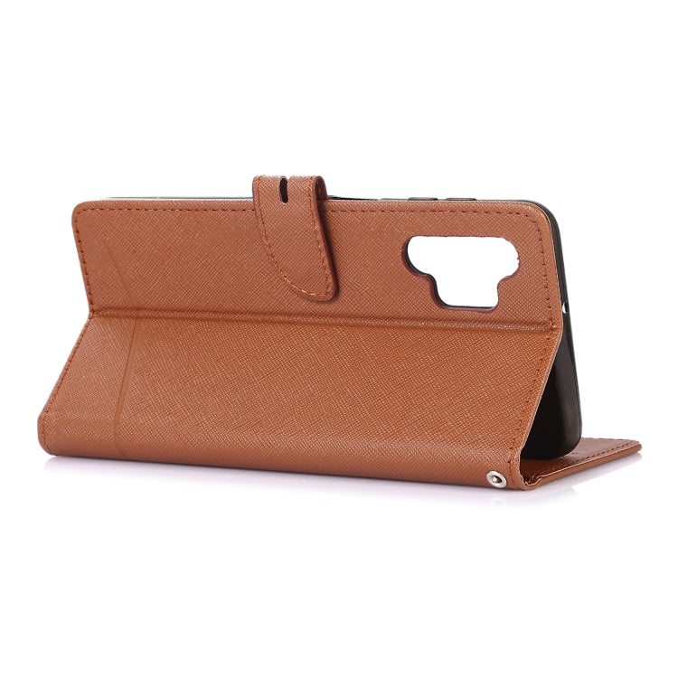 For Samsung Galaxy A32 5G Cross Texture Horizontal Flip Leather Phone Case