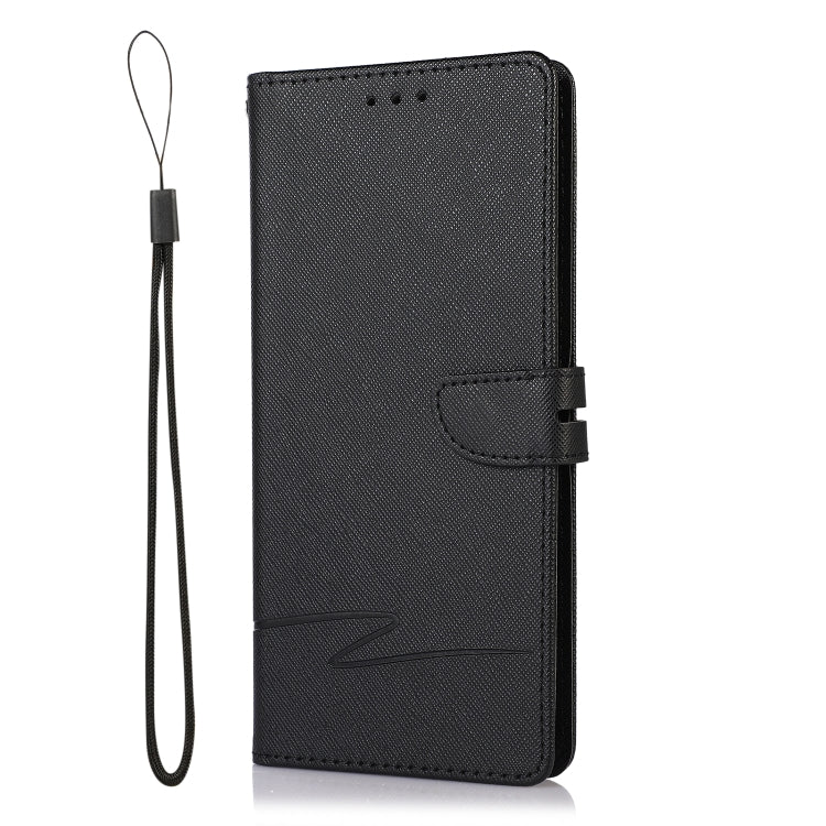 For Samsung Galaxy A42 5G Cross Texture Horizontal Flip Leather Phone Case