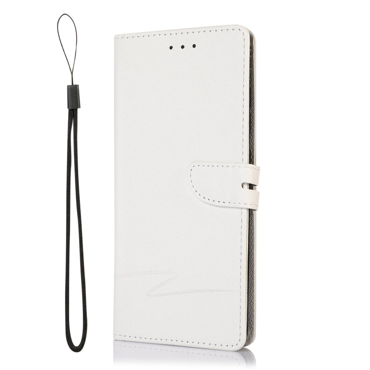 For Samsung Galaxy A51 5G Cross Texture Horizontal Flip Leather Phone Case