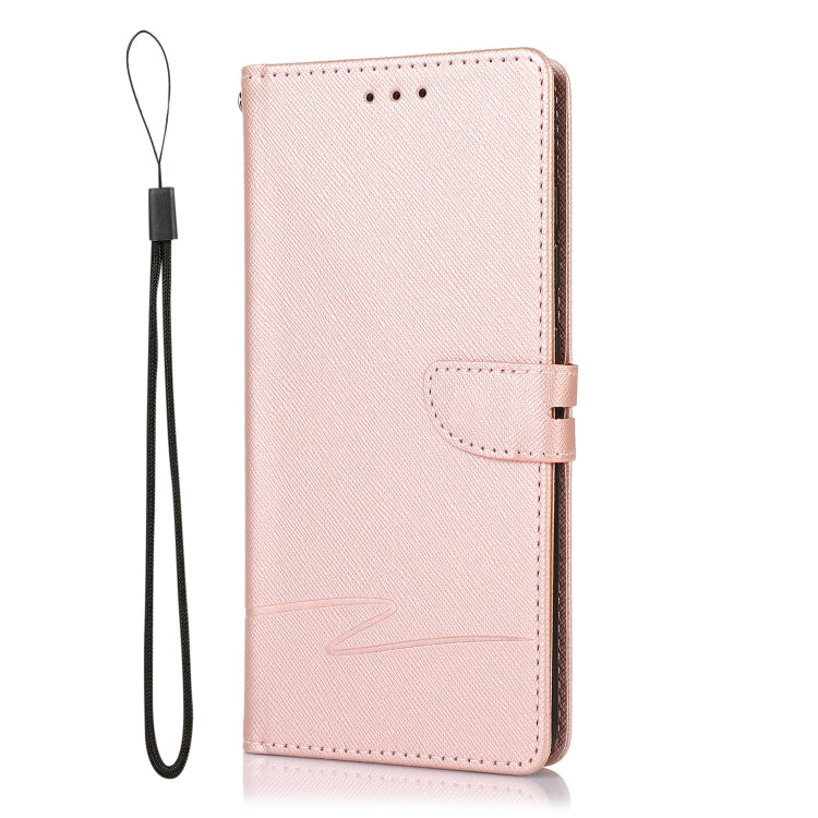 For Samsung Galaxy A51 5G Cross Texture Horizontal Flip Leather Phone Case