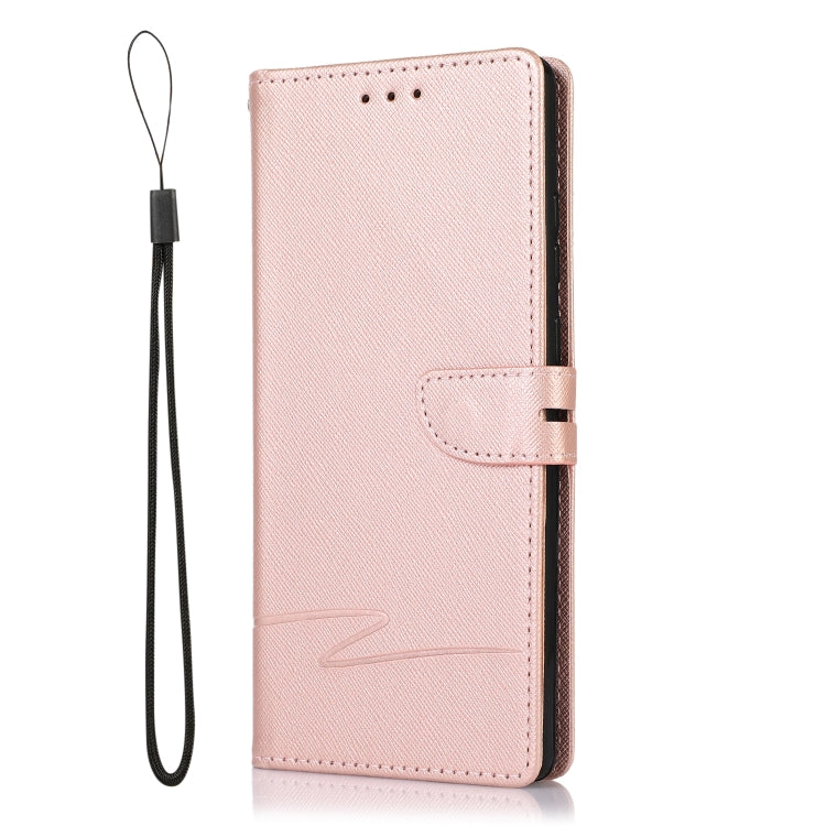 For Samsung Galaxy Note20 Cross Texture Horizontal Flip Leather Phone Case