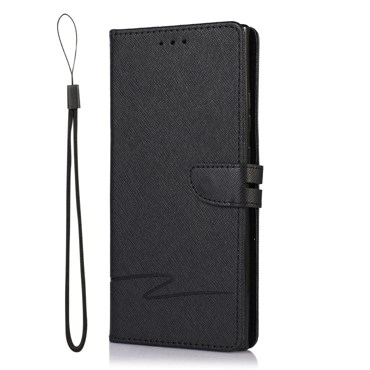 For Samsung Galaxy Note20 Ultra Cross Texture Horizontal Flip Leather Phone Case