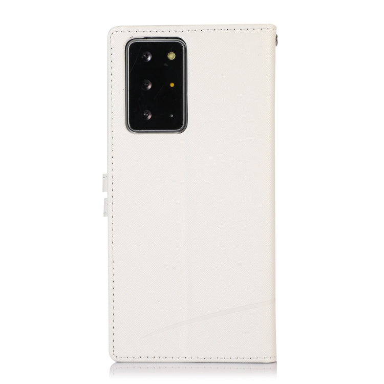 For Samsung Galaxy Note20 Ultra Cross Texture Horizontal Flip Leather Phone Case
