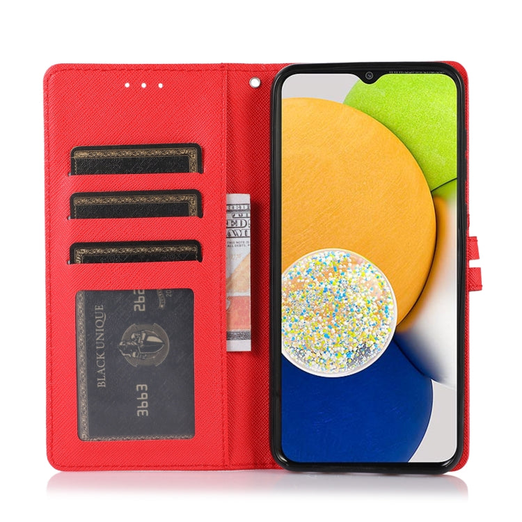 For Samsung Galaxy Note20 Ultra Cross Texture Horizontal Flip Leather Phone Case