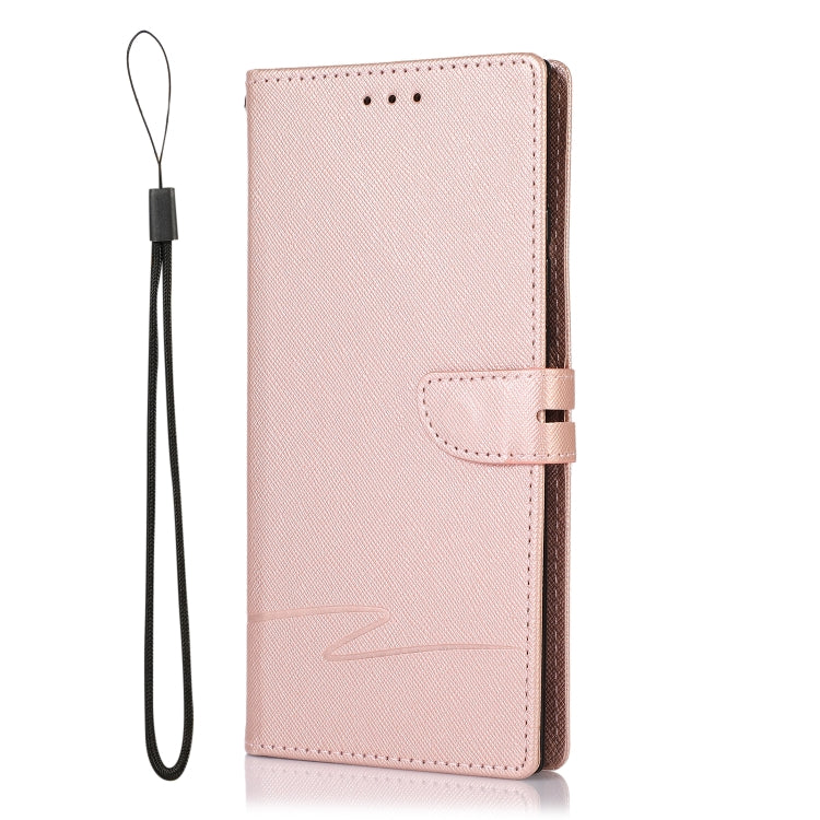 For Samsung Galaxy Note20 Ultra Cross Texture Horizontal Flip Leather Phone Case