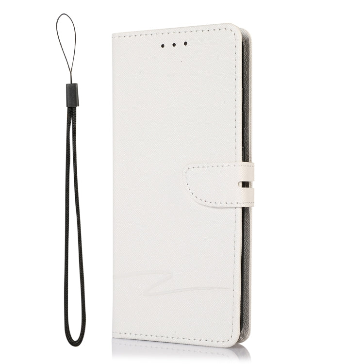 For Samsung Galaxy S20 Cross Texture Horizontal Flip Leather Phone Case