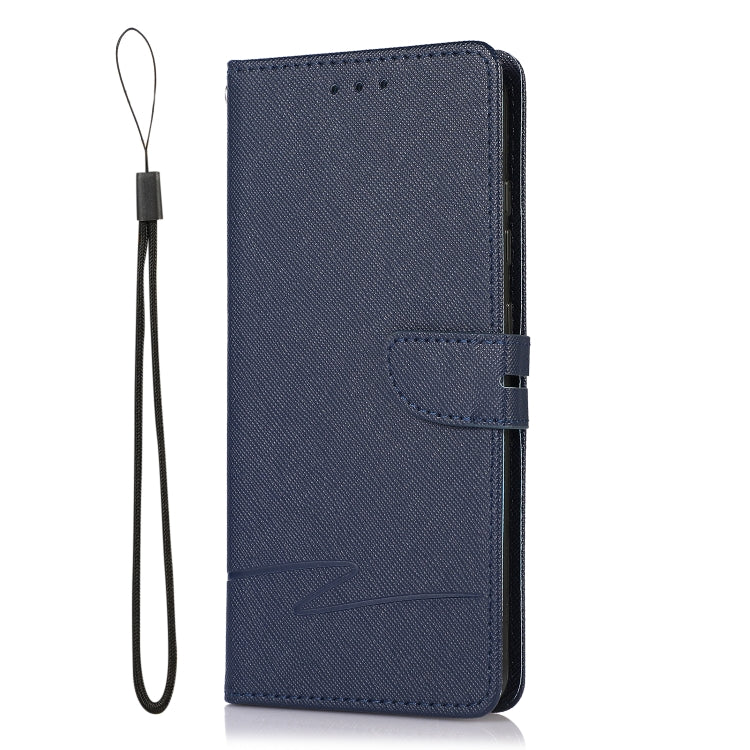 For Samsung Galaxy S20 Cross Texture Horizontal Flip Leather Phone Case