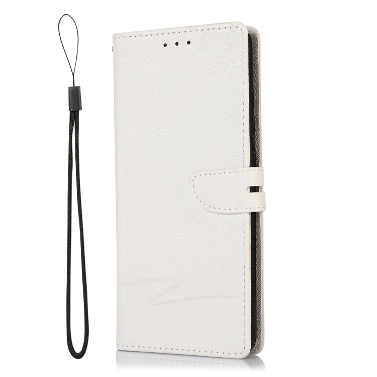 For Samsung Galaxy S20 FE Cross Texture Horizontal Flip Leather Phone Case