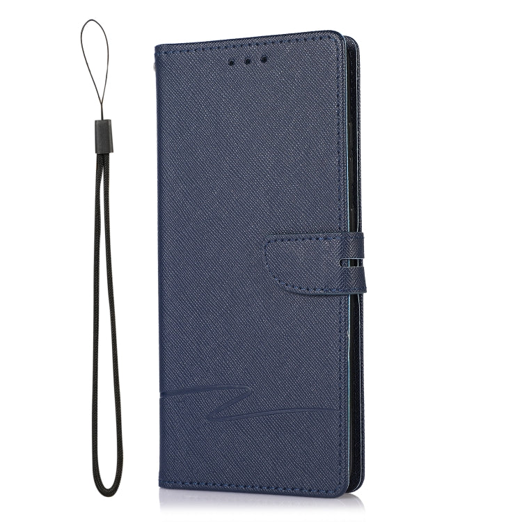 For Samsung Galaxy S20 FE Cross Texture Horizontal Flip Leather Phone Case